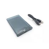 2.5-İnch Hard Disk (Hdd) Kutusu - Usb 3.1 Type-C Sata 10 Gbps - Plastik - Gri