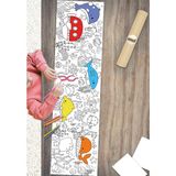 2.5 Metre Dev Deniz Temalı Boyama Kağıdı Çoklu Etkinlik - Bebek ve Çocuk Için Eğitici Boyama Kağıdı