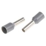 2.5 Mm Tek Girişli Izoleli Kablo Yüzüğü 100 Adet Gri Renk
