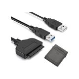 2.5" Usb 3.0 To Sata Hdd Ssd Dönüştürücü Adaptör Kablosu + Koruma Kutusu