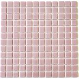 2.5x2.5cm. Tüm Yüzeyler Için, 31.5X31.5CM. Fileli Cam Mozaik. ( 10 File Karo = 1 M2 Fiyatıdır. ) - Pembe