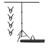 2.5x2 metre T arka plan destek seti, fon standı stüdyo, fotoğraf, video, açılış,doğum günü için demir tag,tek ayaklı fon standı