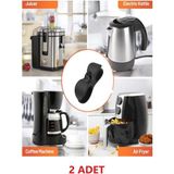 2 Ad Elektrikli Ev Aleti Mutfak Airfryer Fırın Kahve Makinesi Kablo Sarma Düzenleme Toplama Aparatı