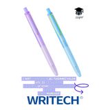 2 ADET 0.5 MM SİLİNEBİLİR JEL TÜKENMEZ KALEM ÜTÜ-ISI SİLİNME UÇ KISMI SİLGİ MAVİ MÜREKKEP WRİTECH