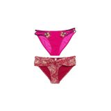2 ADET 1 PAKET Pembe -Kırmızı Bikini Altı