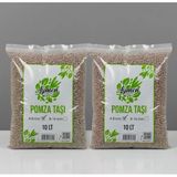 2 Adet 10 Litre 4-8 Mm Ponza Taşı - Tarım Pomzası Toplam 20 Litre Volkanik Ponza Taşı