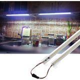 2 Adet 100 cm 220V Şeffaf Çubuk Bar LED Beyaz Işık SB-6554 - 1 m