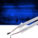 2 Adet 100 cm 220V Şeffaf Çubuk Bar LED Mavi Işık SB-6554 - 1 m