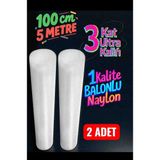 2 Adet 100 cm x 5 Metre Balonlu Naylon Patpat Eşya Sarma Paketleme