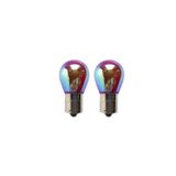 2 Adet 12V PY21W 93 Tek Duy Yakın Tırnak Amber Diadem Chrome Ampul BAU15S