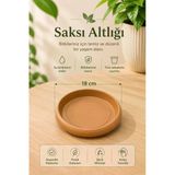 2 Adet 18 Cm Saksı Altlığı – Şık Ve Pratik Çözüm