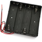 2 Adet 18650 Pil Yuvası 4 Pil Için ( Seri Bağlı )