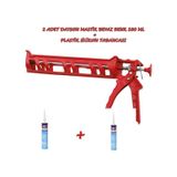 2 Adet 280 Ml Beyaz Renk Dayson Mastik + Silikon Tabancası