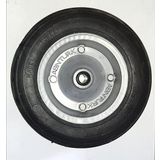 2 Adet 335x75mm Çelik Jantlı El Arabası Tekeri Burçlu Dublex Patlamaz içi Dolgu El Arabası Tekerlek