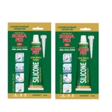 2 Adet 50 Ml Siyah Somafix Genel Amaçlı Tüp Silikon Yapıştırıcı