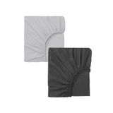 2 Adet 50 x 90 x 10 cm Anne Yanı Lastikli Penye Kumaş Bebek Çarşafı