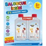 2 Adet 500 ml Köpük Baloncuk ve Köpük Tabancası Likiti