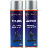 2 Adet 500 ml Silikon Yağı Koşu Bandı Yağlayıcı Sprey
