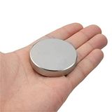 2 Adet 50x10 mm Yuvarlak Güçlü Neodyum Mıknatıs (Çap 50m m Kalınlık 10mm)