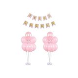 2 Adet 7'li Balon Standı Pembe Makaron Balon Ve Iyiki Doğdun Pembe Banner2 Adet 7'li Balon Standı Pembe Makaron Balon Ve Iyiki Doğdun Pembe Banner