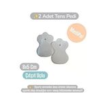 2 Adet 8X5 Cm Çıtçıtlı Tens Pedi - Tens Elektrot