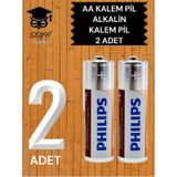 2 ADET AA KALEM PİL Uzaktan kumandalar, oyuncaklar, dijital kameralar, taşınabilir ses cihazları vb