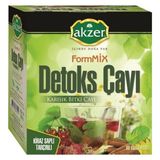 2 Adet Akzer Dt-X Kiraz Saplı Tarçınlı Karışık Bitki Çayı 120 Süzen Poşet
