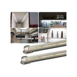 2 Adet Alüminyum Kasa Çubuk LED 12 Volt Beyaz Işık 50 cm Şeffaf Karavan Tekne Otomobil SB-6550