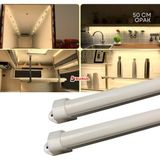 2 Adet Alüminyum Kasa Çubuk LED 12 Volt Gün Işığı 50 cm Opak Karavan Tekne Otomobil SB-6550 - Opak Gün Işığı