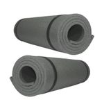 2 Adet Antrasit Renk Kamp Ve Yoga Mati 180X60 Cm 10Mm
