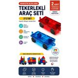 2 Adet Araba Eklentisi Manyetik Oyuncak - Mıknatıslı Manyetik Bloklar