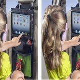 2 Adet Araba Koltuk Arkası Şeffaf Koruyucu Kılıf Tablet Tutucu Stand Araç Içi Düzenleyici Organizer