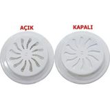2 Adet Ayarlı Cam Menfezi Doğalgaz Menfez Kapağı