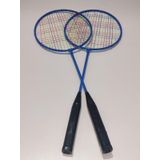 2 Adet Badminton Raketi & 1 Adet Badminton Topu Oyun Seti MAVİ