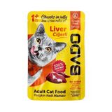 2 Adet Bado Yetişkin Kedi Yaş Mama Ciğerli 85 Gr