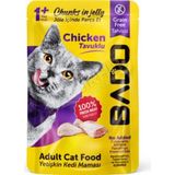 2 Adet Bado Yetişkin Kedi Yaş Mama Tavuk Etli 85 Gr