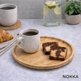 2 Adet Bambu Yuvarlak Servis Tabağı 20X20 cm
