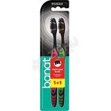 2 Adet Banat Diş Fırçası Deep Clean Black ( 1+1 ) Orta