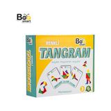 2 Adet Bee Smart Ahşap Renkli Tangram Oyunu