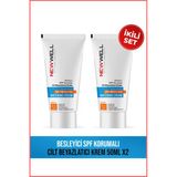 2 Adet Besleyici Spf Korumalı Cilt Beyazlatıcı Krem 50Ml