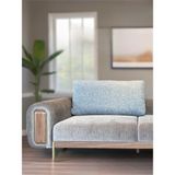 2 Adet Büyük Sırt Kırlent Kılıfı - Sırt Minder Yastık Kılıfı Fermuarlı - Kumaş Kılıfı Kutu Model Fifty Home - 75 x 60 cm - Gri - Antrasit
