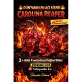 +2 adet Carolina reaper kurutulmuş orginal biber