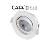 2 Adet Cata Ct 5204 Led Spot 7W 6400K Beyaz Isik