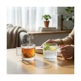 2 Adet Çay Kahve Kupası Kulplu Cam Bardak Çay Bardağı 280 ml - Option-1 - 0 - Siyah