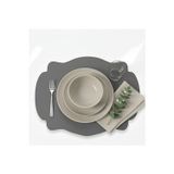 2 Adet Çift Yüz Kenar Dikişli Vizon Deri Amerikan Servis AS00120-33X44 cm Supla