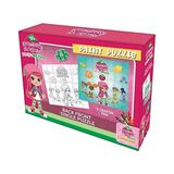 2 Adet Çilek Kız Boyamalı Puzzle
