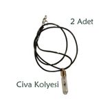 2 Adet Civa Kolyesi Mercury Quicksilver Hg