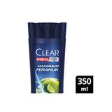 2 ADET Clear Men Yağlı Saç Derisi Max Ferahlık Şampuan 350 ml