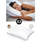 2 Adet Climate Nano Jel Yastık Otel Yastığı 50X70 Cm %100 Pamuk Dış Kumaş