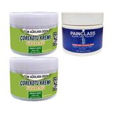 2 Adet Çörek Otu Kremi 150 ml Büyük Boy Krem + Painclass Kuyruk Yağı Kremi 150 ml / Kas Diz Dirsek Sırt Bel Iskelet Agrilarina Masaj Seti - Belirtilmemiş